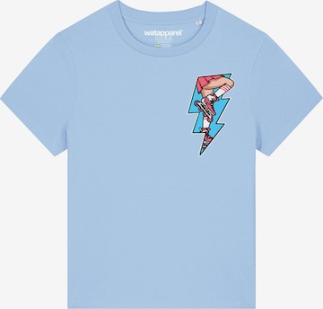 Watapparel Shirt ' Rollerskates ' in Blue: front