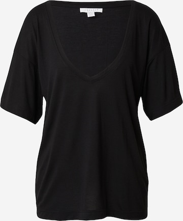 TOPSHOP - Camiseta en negro: frente