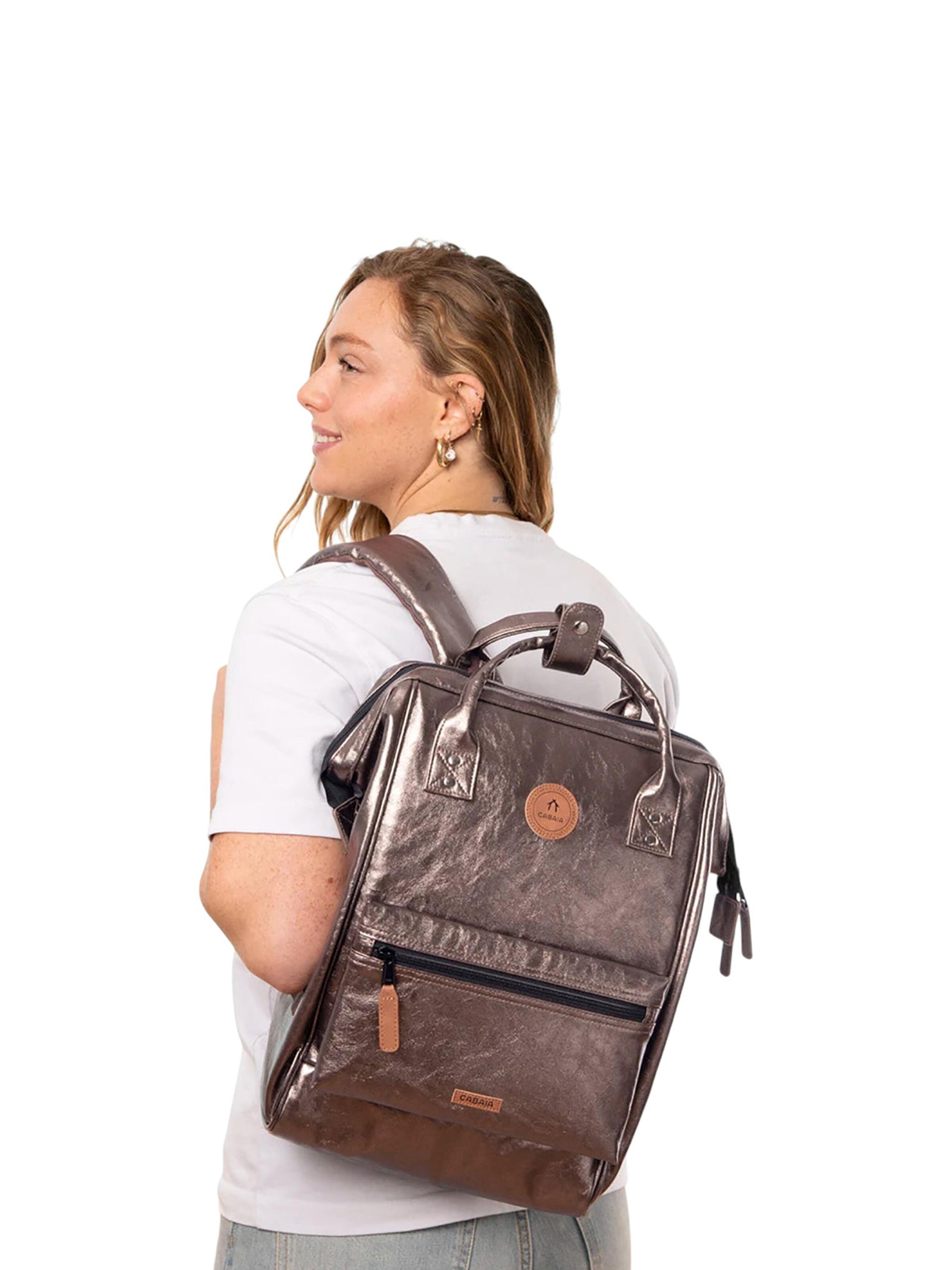 Cabaia Backpack 'Louisville M' in Brown
