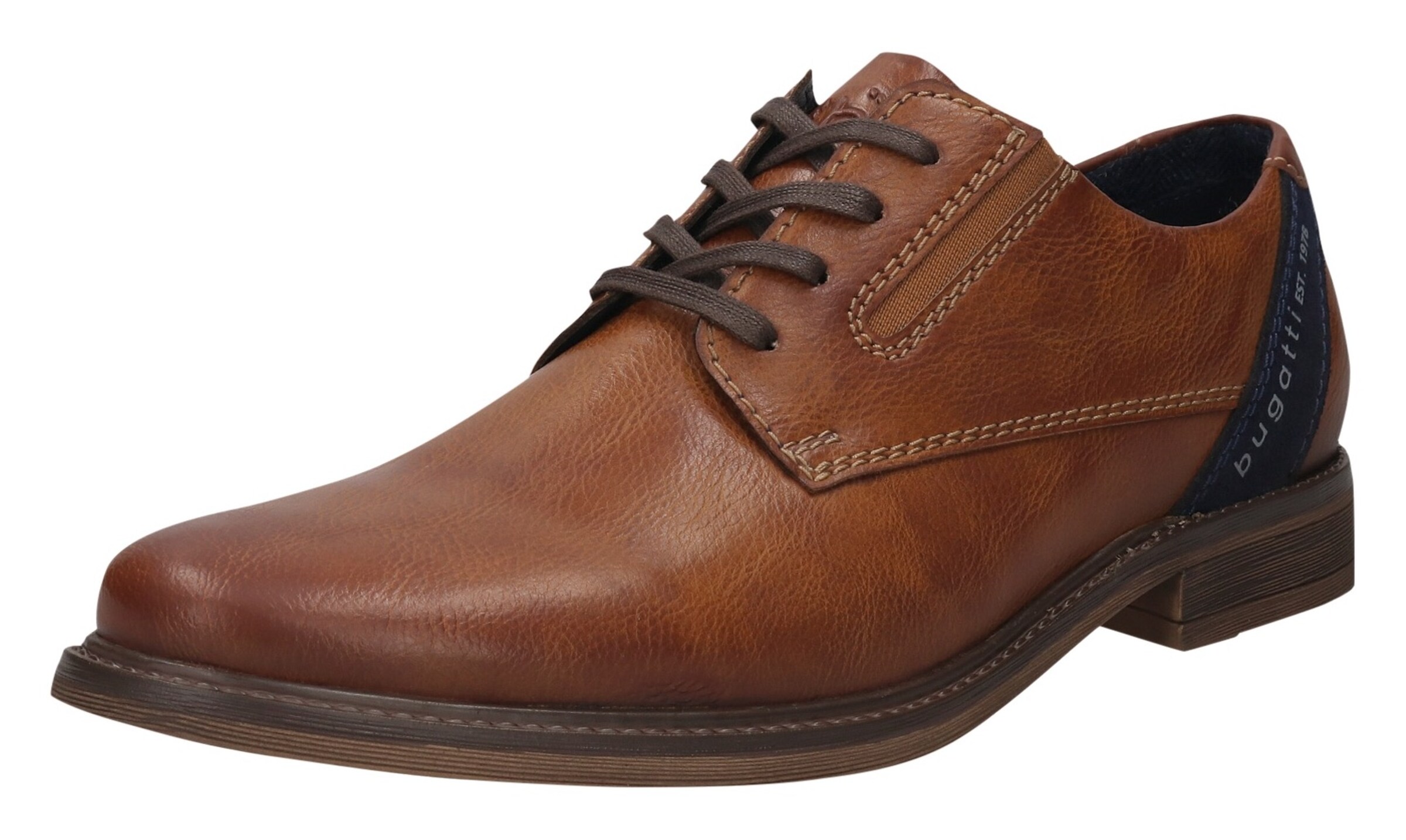 bugatti Schnürschuh in Grau: Vorderseite