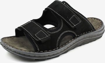 JOSEF SEIBEL Mules 'Raul' in Black: front