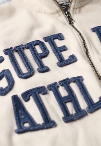 Veste de survêtement 'Athletic Essentials' Superdry en beige