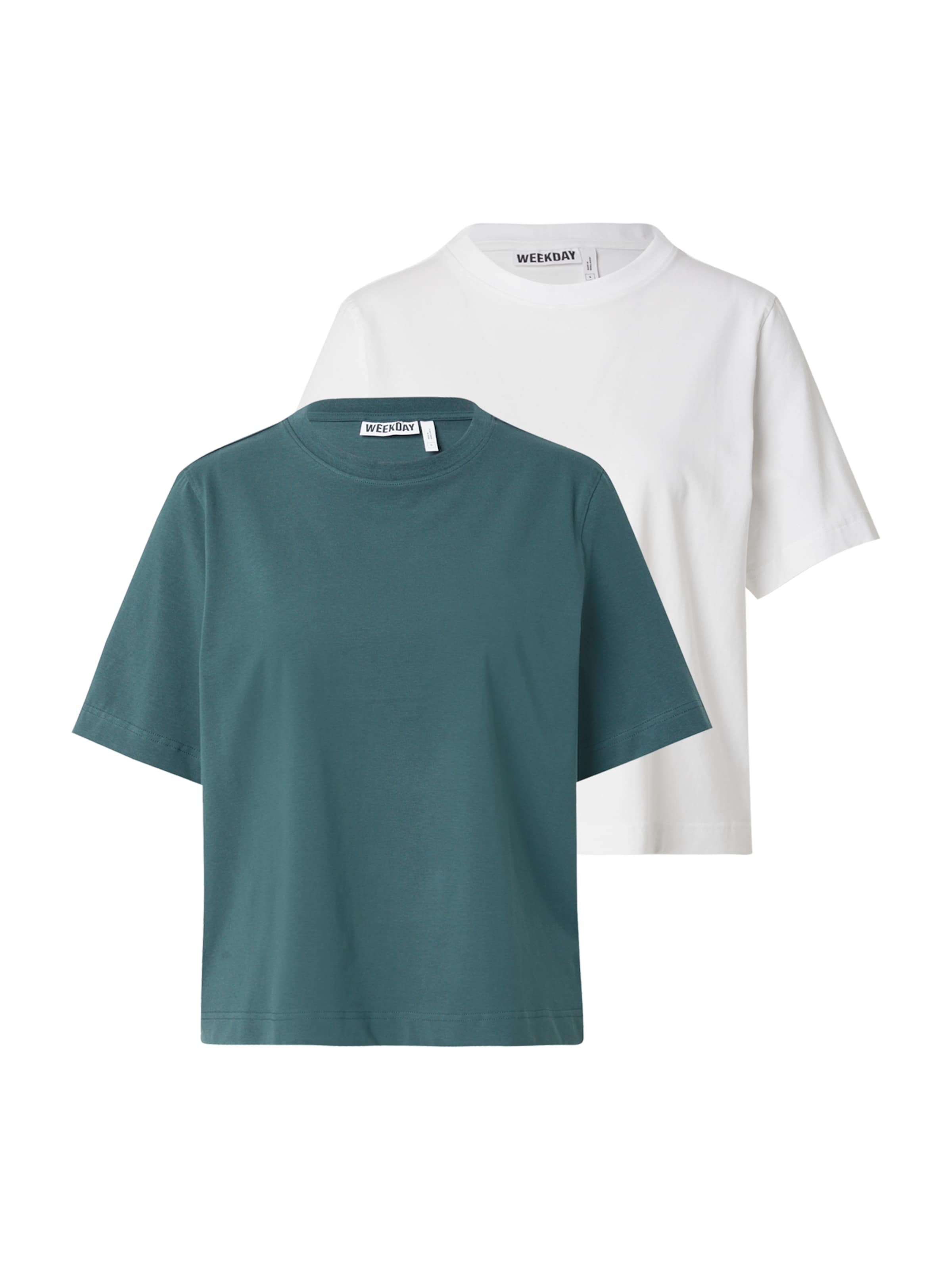WEEKDAY Shirt in Green: front