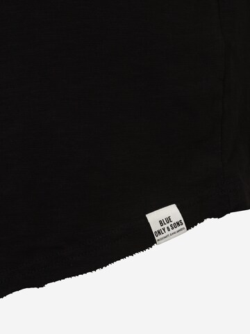 Only & Sons Big & Tall Shirt 'BENNE' in Black