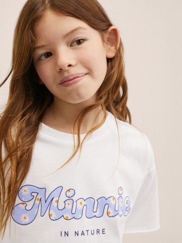 MANGO KIDS Shirt 'MNATURE' in White: front