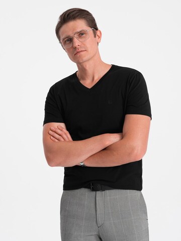 Ombre Shirt in Black: front