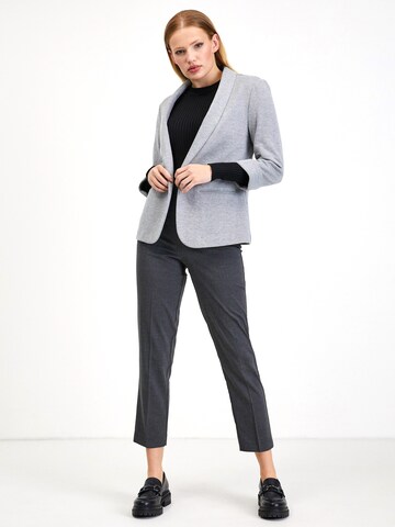 Orsay Slim fit Pleated Pants in Grey