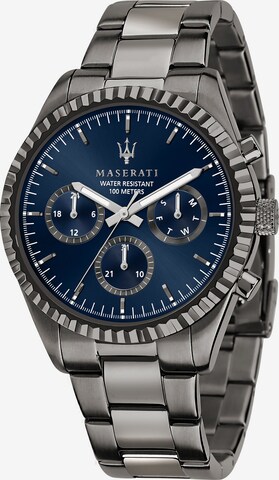 Maserati Analog Watch 'Competizione' in Grey: front