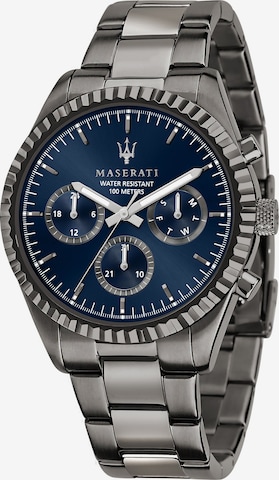 Maserati Analog Watch 'Competizione' in Grey: front