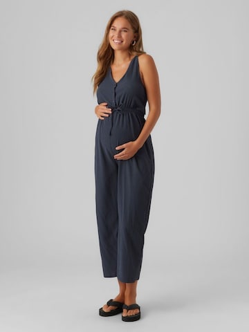 Tuta jumpsuit 'CAILEEN' di MAMALICIOUS in blu: frontale