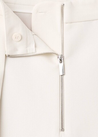 MANGO Loose fit Pants 'Laly' in Beige