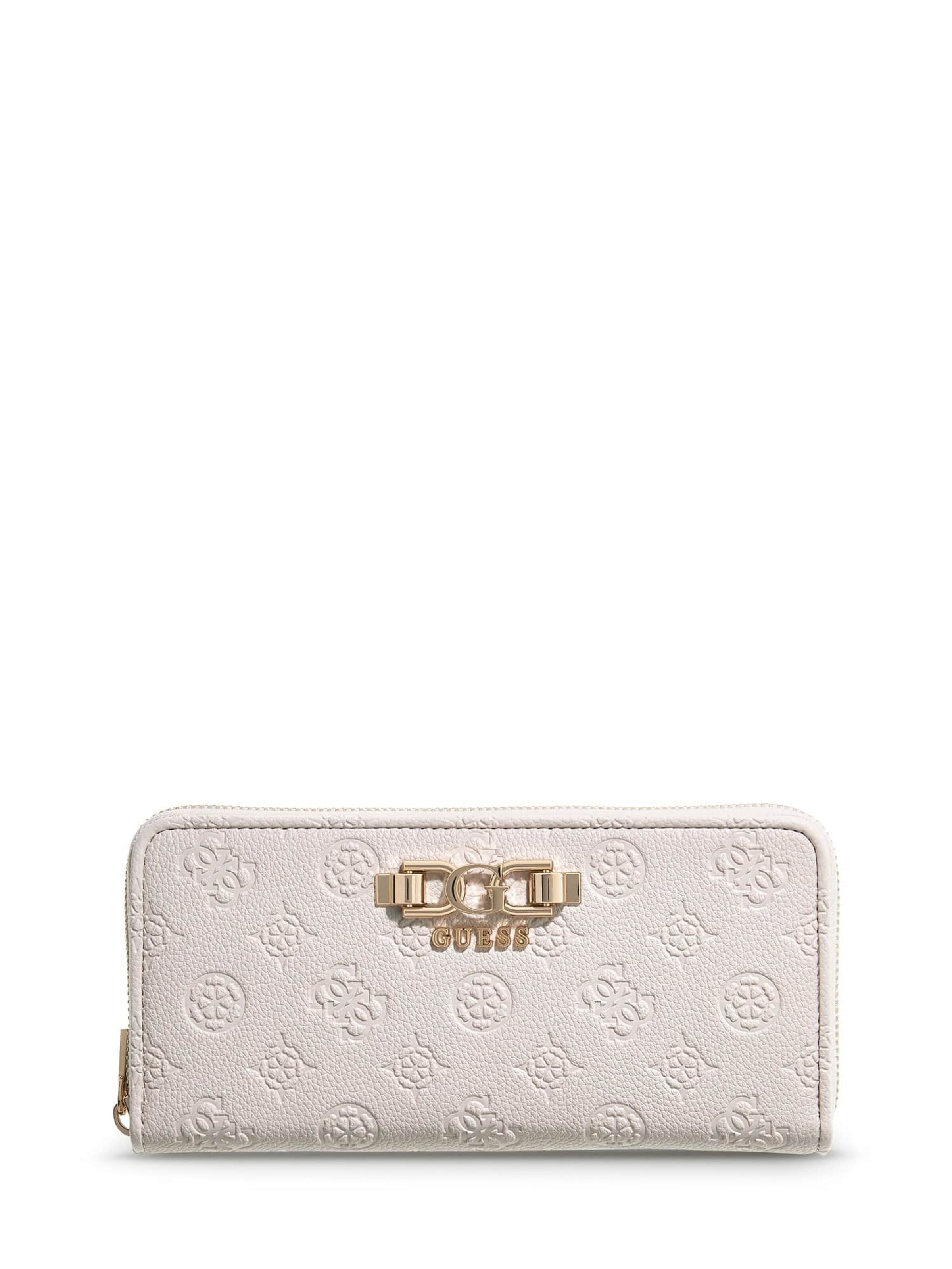 GUESS Wallet 'Anis' in Beige: front