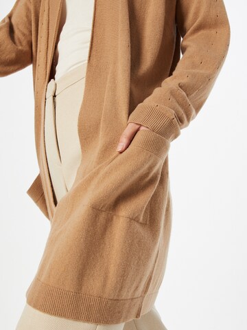 Sisley Knit Cardigan in Brown