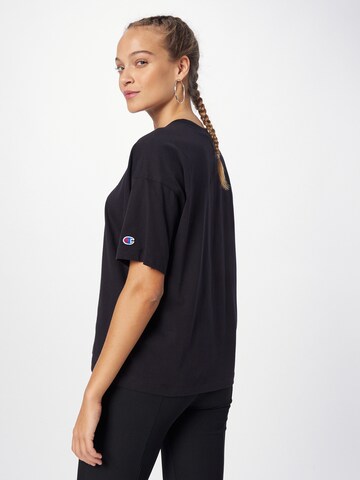 T-shirt Champion Reverse Weave en noir