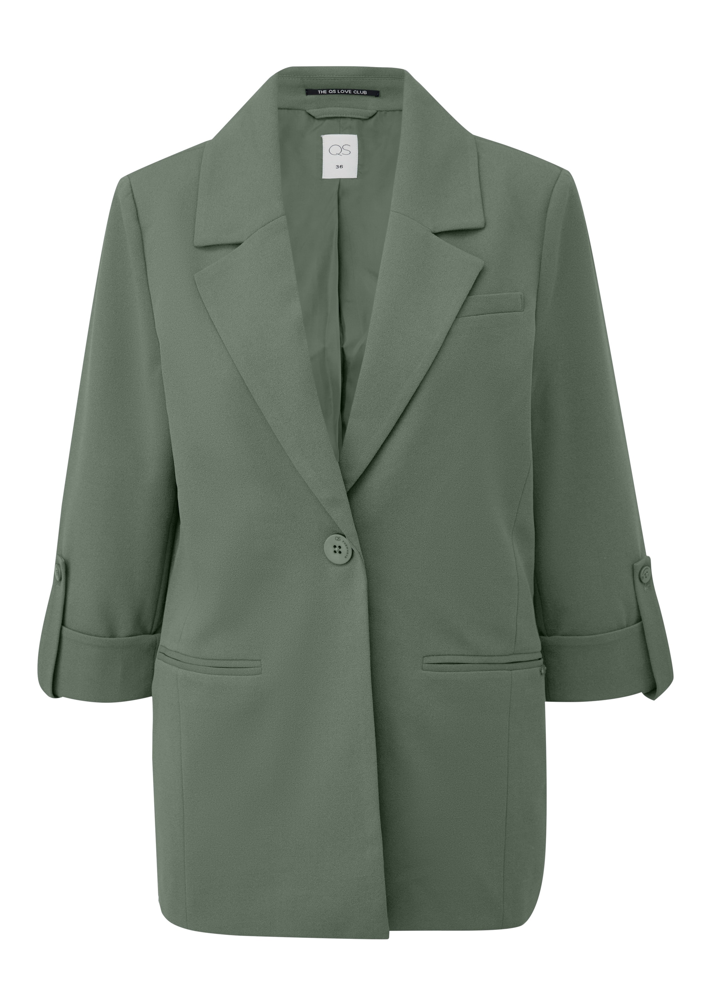 Blazer QS en vert : devant