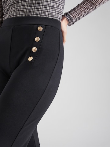Regular Pantalon à plis 'Penny' Lindex en noir