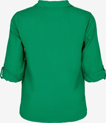 Zizzi Blouse 'Flex' in Groen