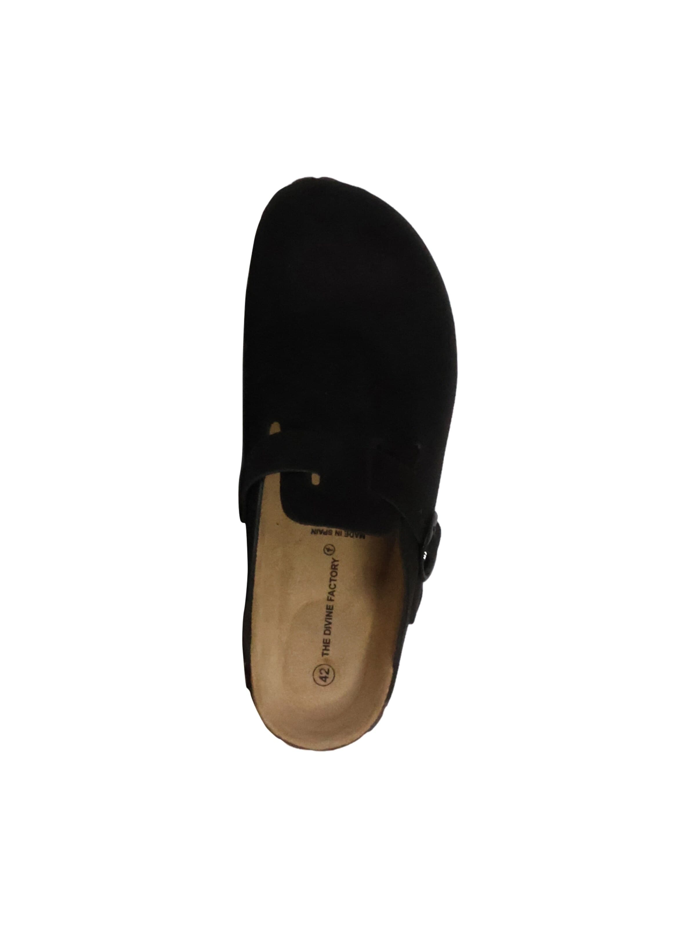 The Divine Factory Pantolette 'Joasis-Lederpantoletten'‌‌‌‌‌‌ in Schwarz