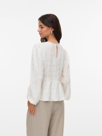 Chemisier 'VMERMA' VERO MODA en blanc