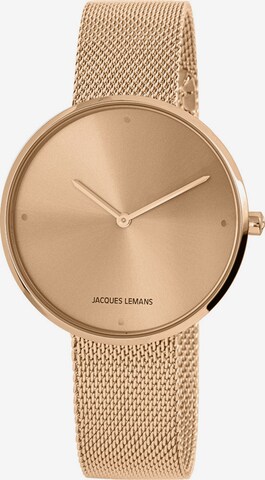 Jacques Lemans Analog Watch in Pink: front