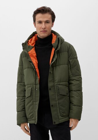 s.Oliver Winter Jacket in Green: front