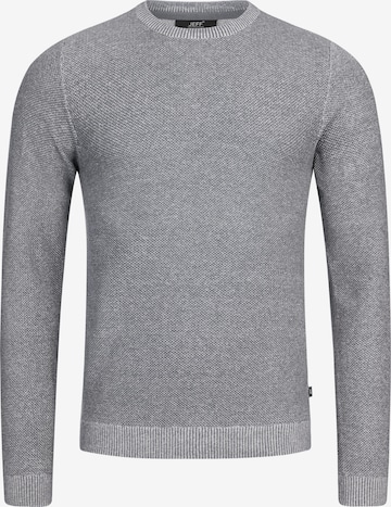 JEFF Trui 'Crespo' in Grijs: voorkant