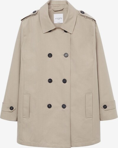 VIOLETA by Mango Преходно палто 'Snow' в бежово, Преглед на продукта