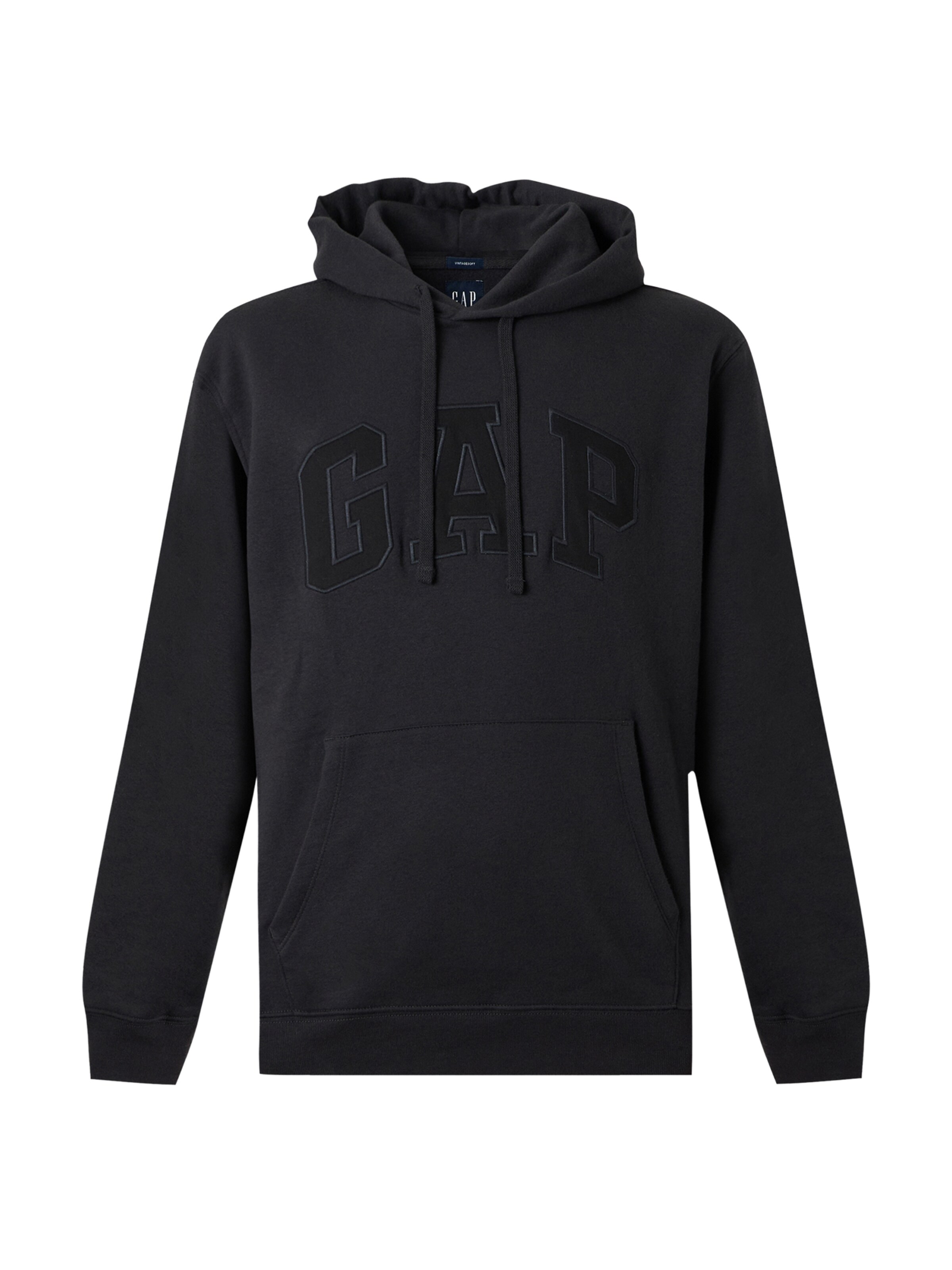 GAP Sweatshirt in Zwart: voorkant
