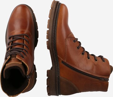 BULLBOXER Lace-Up Boots in Brown