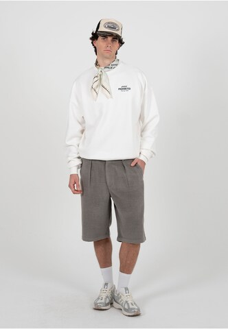 Prohibited Sweatshirt 'In A Rush' in Wit