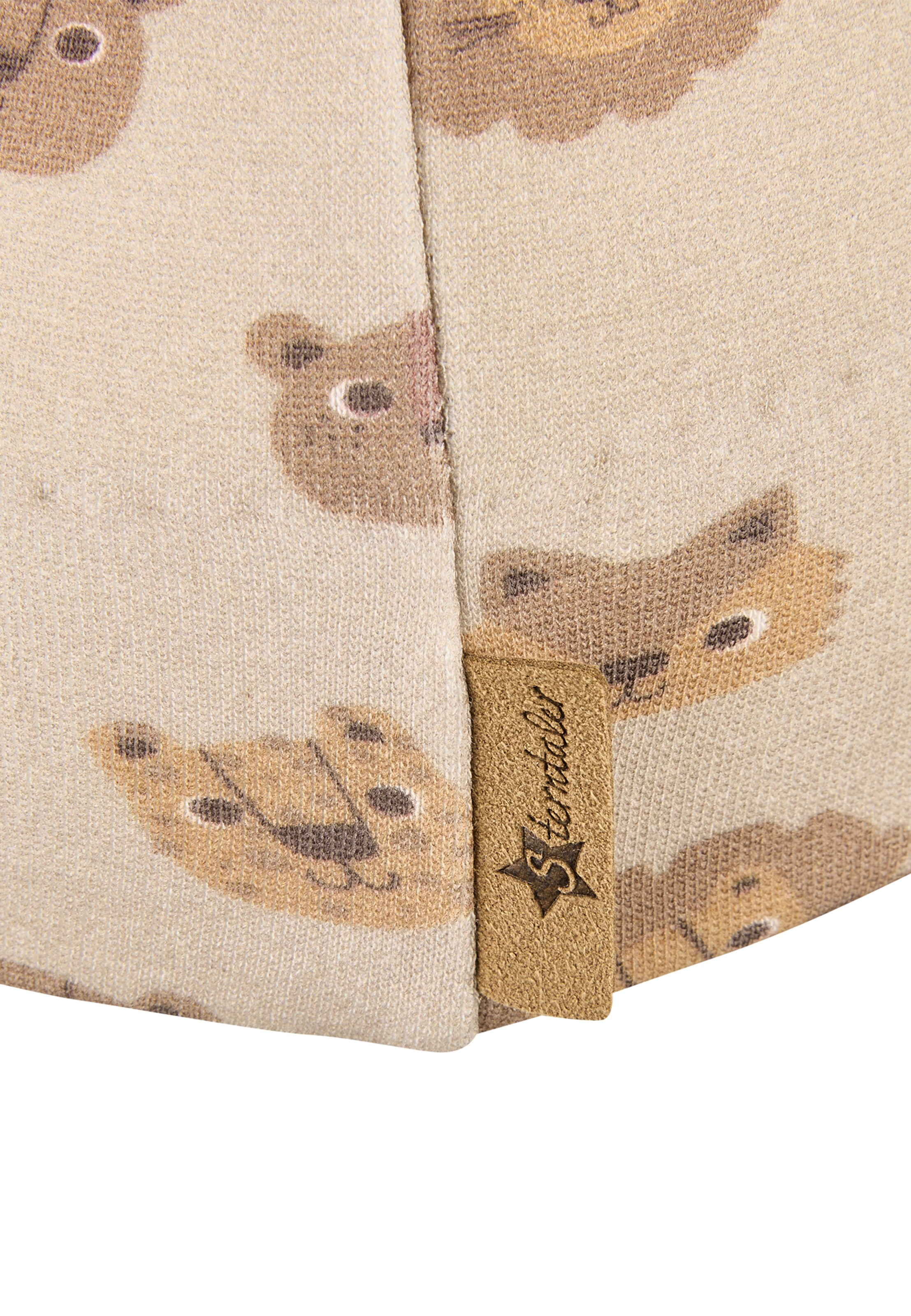 STERNTALER Beanie 'Tierköpfe' in Beige