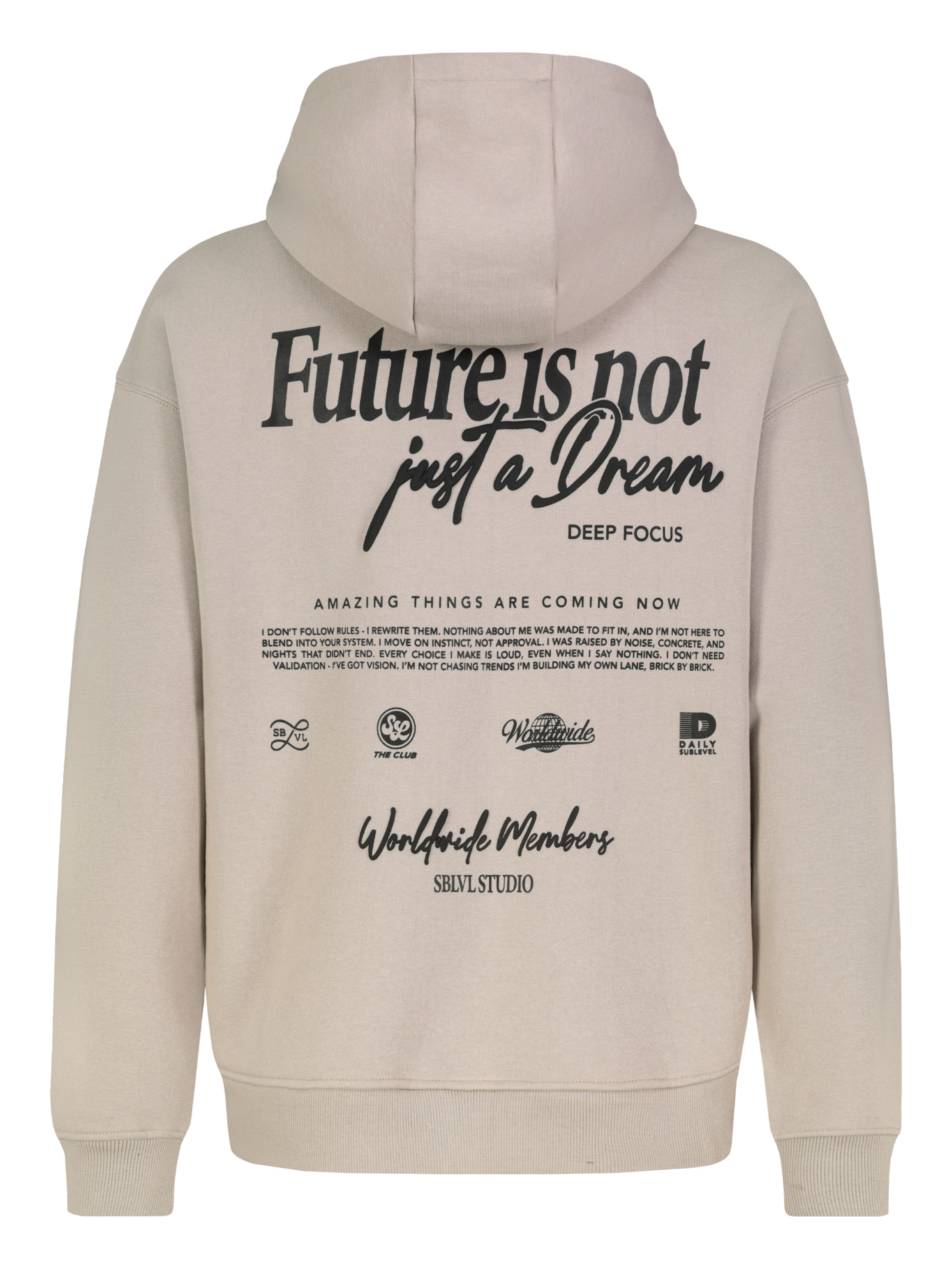 Sublevel Sweatjacke in Beige