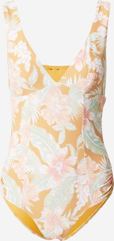 Bustier Maillot de bain RIP CURL en jaune : devant