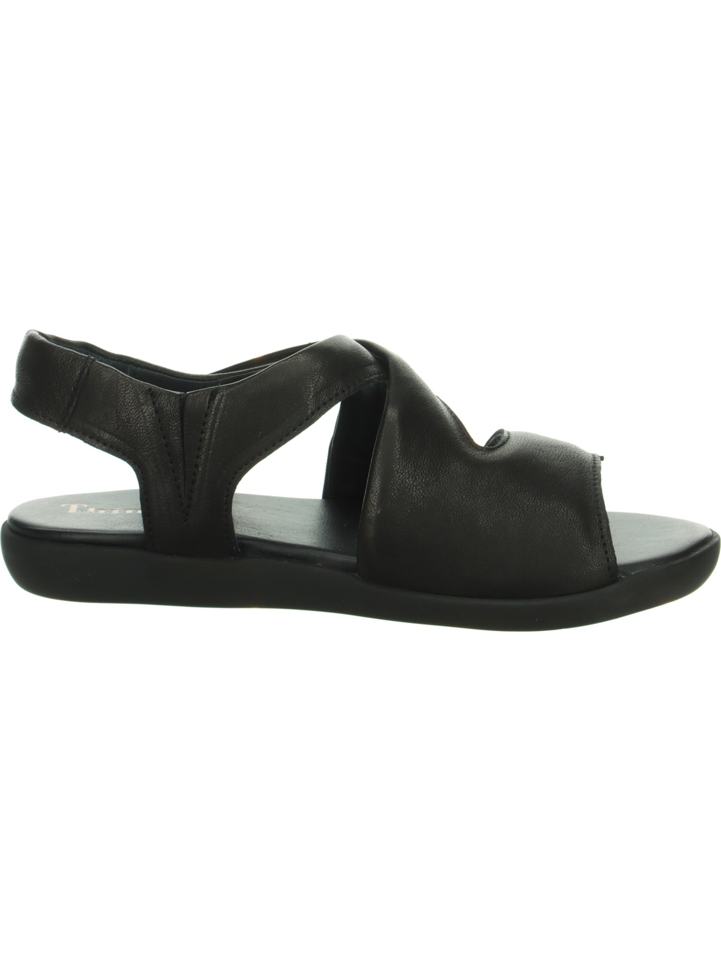 THINK! Strap Sandals 'Nature Sand' in Black
