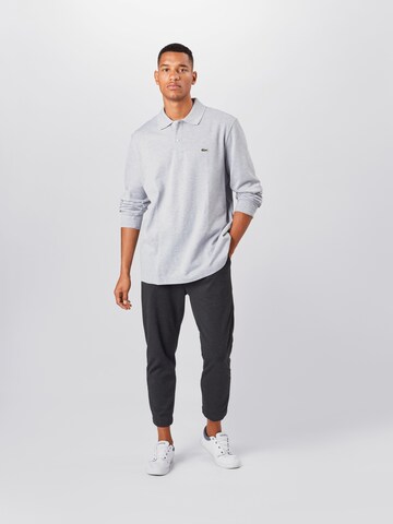 LACOSTE Regular fit Majica | siva barva