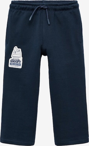 MANGO KIDS Loosefit Housut 'SNCROWD' värissä sininen: etupuoli