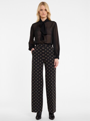 Ana Alcazar Regular Trousers 'Arola' in Black