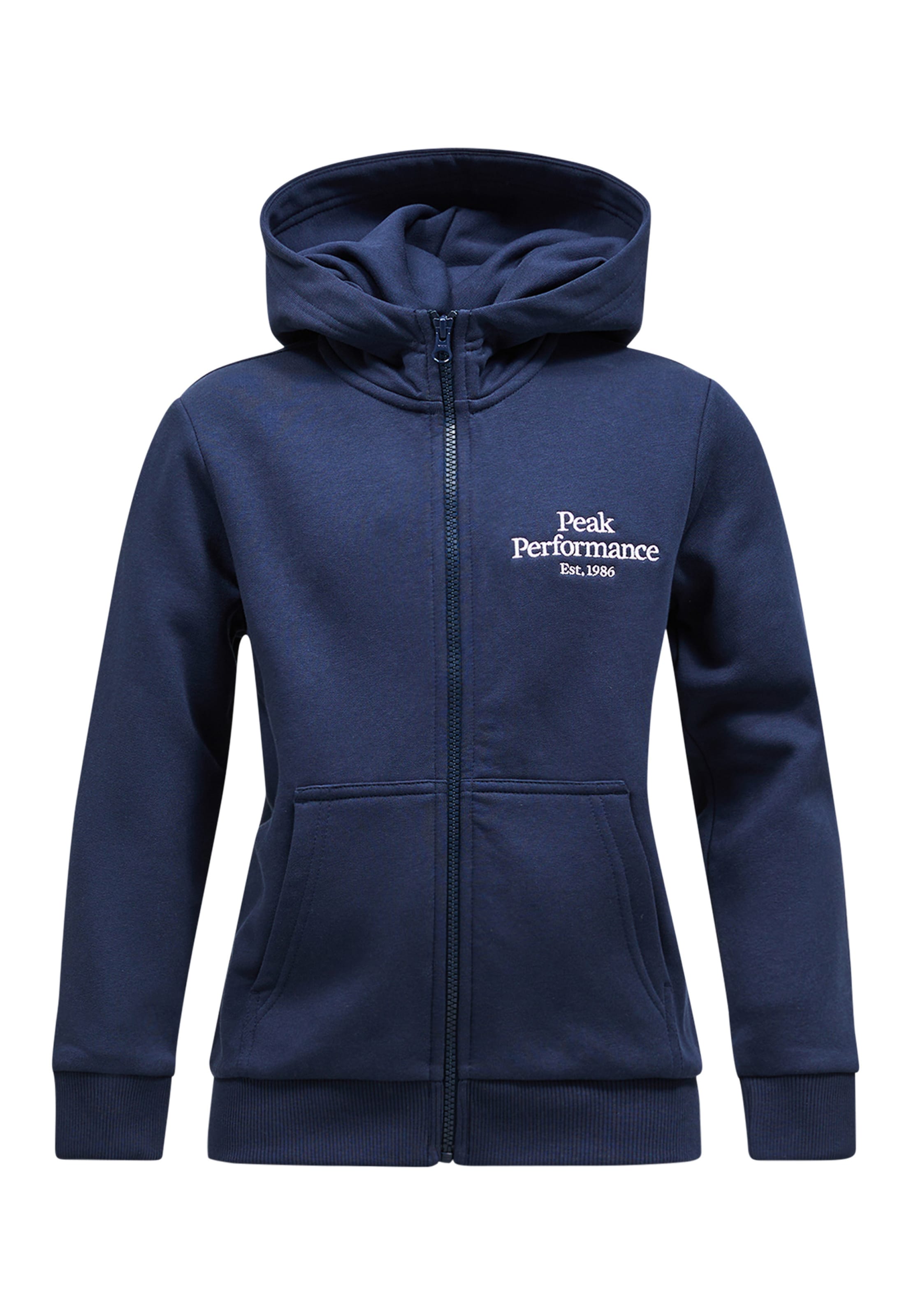 PEAK PERFORMANCE Sportsweatshirt in Blauw: voorkant