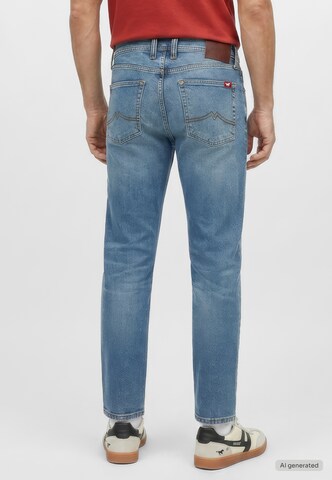 MUSTANG Tapered Jeans in Blue