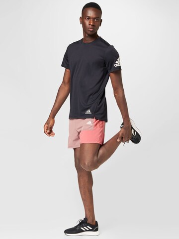 ADIDAS SPORTSWEAR Regular Sportshorts 'Colourblock' in Braun