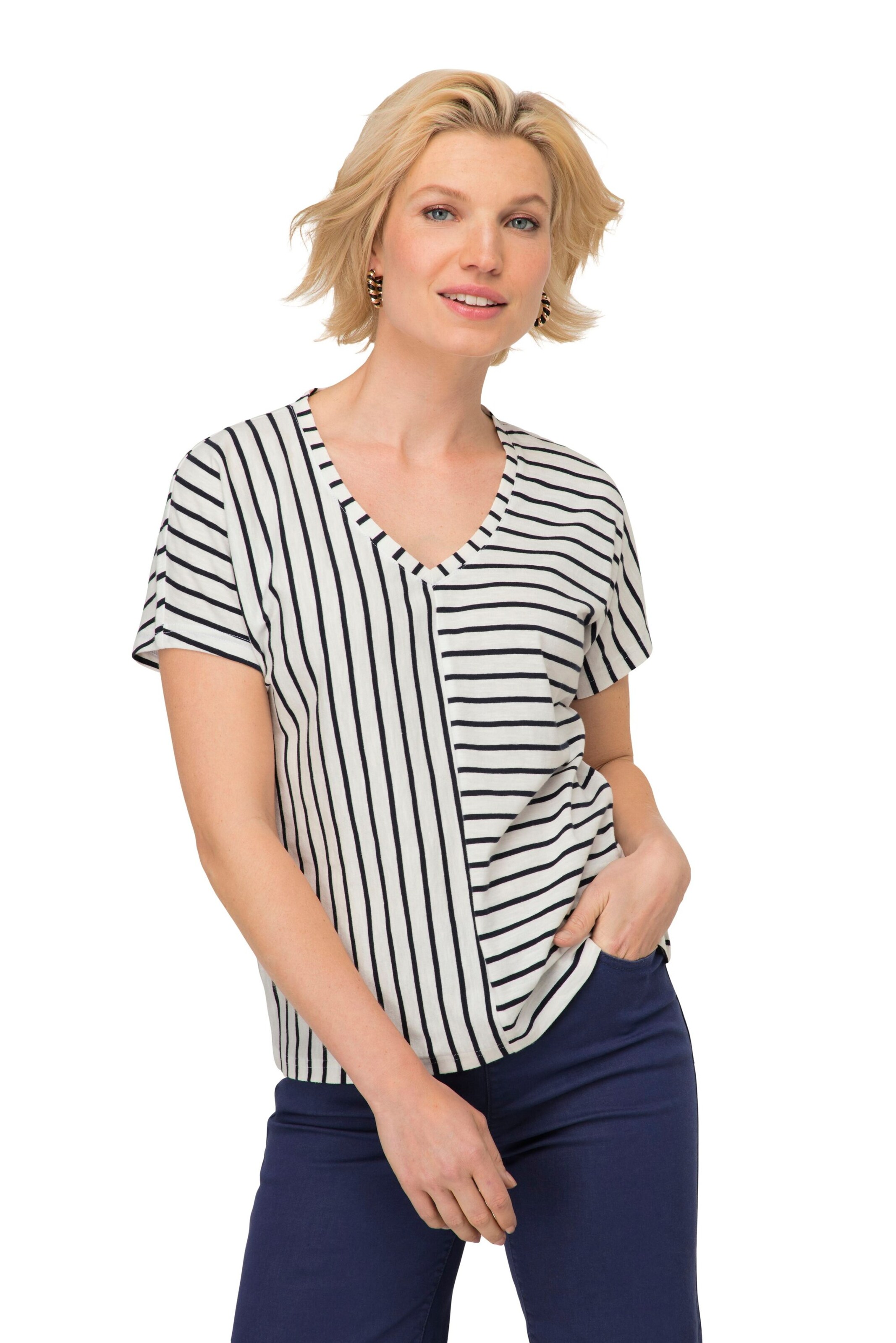 T-shirt LAURASØN en blanc : devant