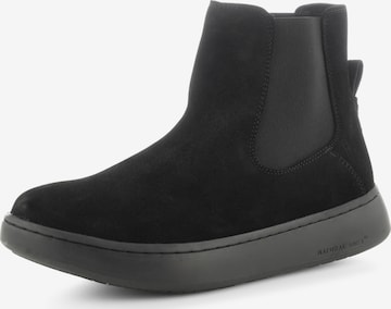 WODEN Chelsea boots ' Hannah ' in Zwart: voorkant