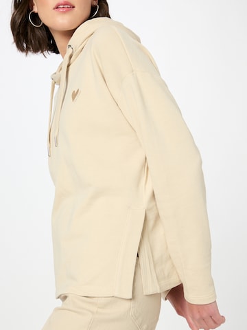 TOM TAILOR Sweatshirt in Beige