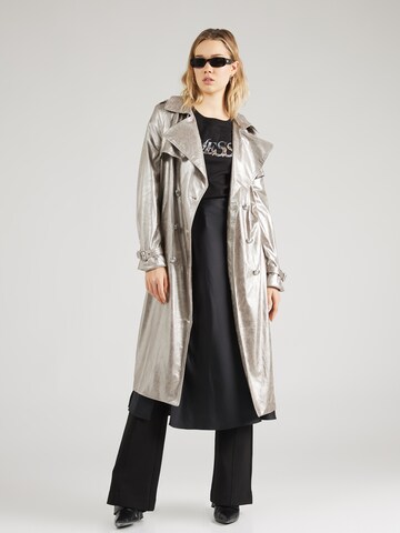 Manteau mi-saison 'ADELE' GUESS en argent