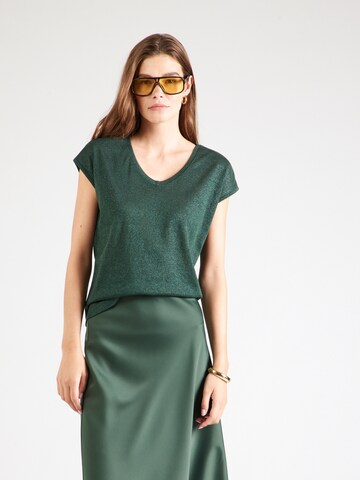 T-shirt 'ONLSilvery' ONLY en vert : devant