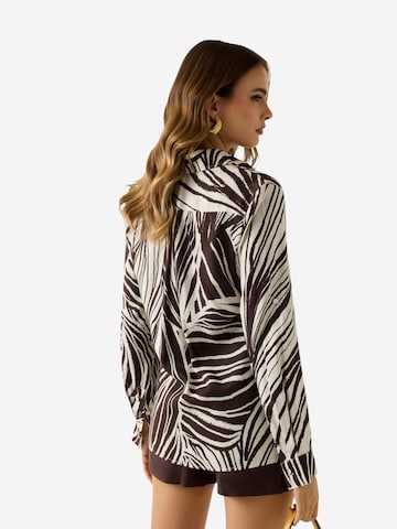 GUESS Blouse 'BASTIENNE' in Brown