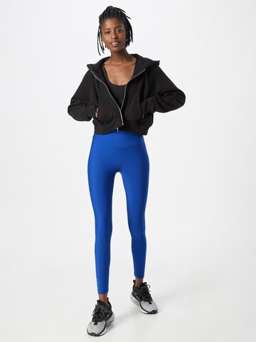 Casall Skinny Workout Pants in Blue