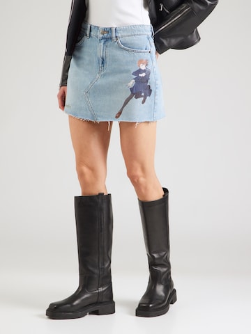 Jupe 'Gadele' HUGO en bleu : devant