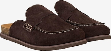 Desa Clogs 'Holzschuhe' in Brown: front