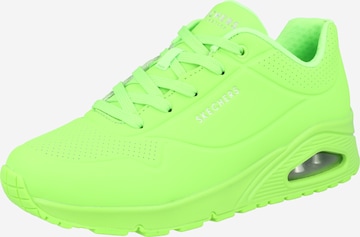 SKECHERS Sneakers laag 'Night Shades' in Groen: voorkant